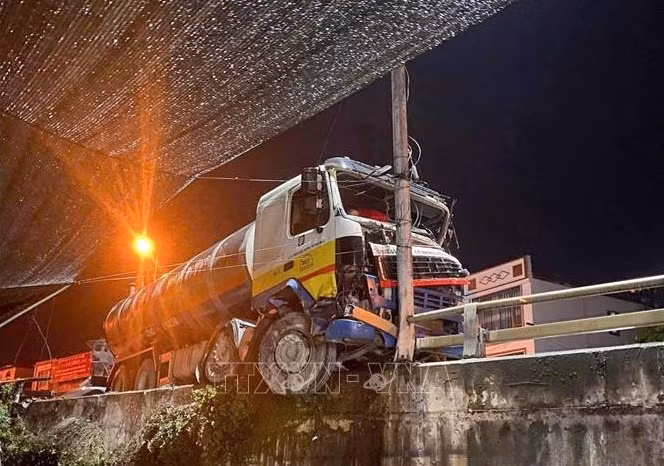 Hiện trường vụ việc. Ảnh: TTXVN phát