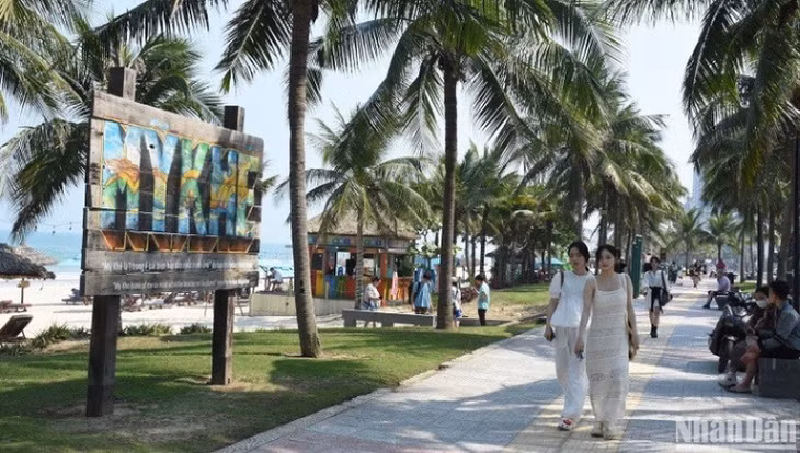 Đà Nẵng là một trong những điểm đến được nhiều du khách Hàn Quốc lựa chọn. (Ảnh: ANH ĐÀO)