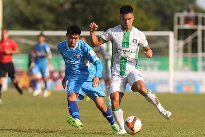 Trận play-off giữa Đà Nẵng với Trường Tươi Bình Phước vào ngày 27.6 vẫn được tổ chức trên sân Thống Nhất. Ảnh: VPF