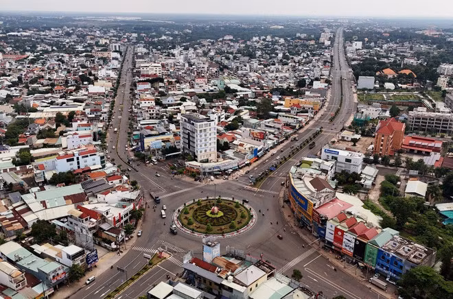 Một khu vực ở tỉnh Bình Phước. (Ảnh: Hồng Đạt/TTXVN)
