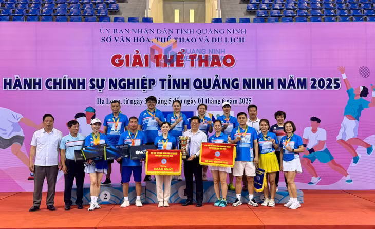 Đoàn Sở Văn hóa, Thể thao và Du lịch Quảng Ninh đã giành giải Nhất toàn đoàn chung cuộc ở hai nội dung Pickleball và Cầu lông.