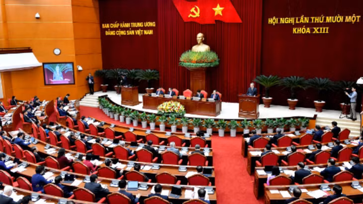 Sau Hội nghị Trung ương 11, khóa XIII, Bộ Chính trị, Ban Bí thư đã ban hành một số Kết luận về tập trung hoàn thành nhiệm vụ sắp xếp tổ chức bộ máy và đơn vị hành chính. (Ảnh: ĐĂNG KHOA)