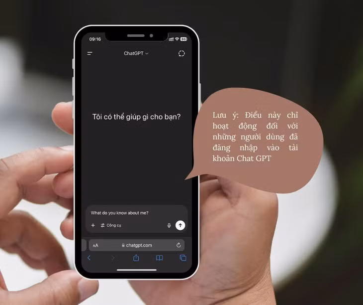 Hãy nhập lệnh sau: "What do you know about me?" (Bạn biết gì về tôi?).