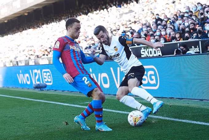 Barca sáu lần dứt điểm hướng khung thành, bằng Valencia, nhưng ghi bốn bàn. Ảnh: FCBarcelona