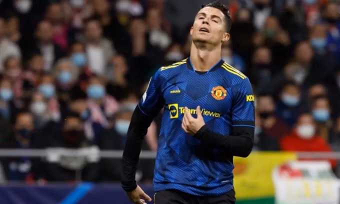 Ronaldo không ghi bàn nhưng ghi dấu ấn trong bàn gỡ của Man Utd. Ảnh: Reuters.