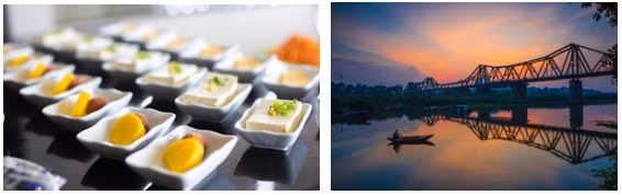 Hà Nội có nhiều quán chay rất đẹp và đồ ăn ngon. Ảnh: B.C