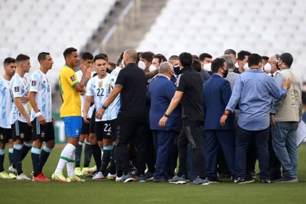 Sự cố diễn ra trên sân nhà của Brazil vào tháng 9 năm ngoái.