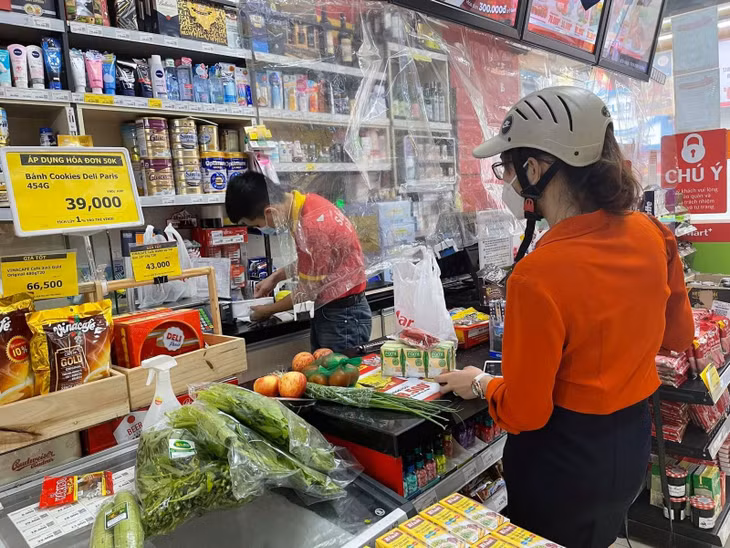 Chỉ số giá tiêu dùng (CPI) tháng 2/2022 tăng 1% so với tháng trước. Ảnh tư liệu: Minh Phương/Báo Tin tức
