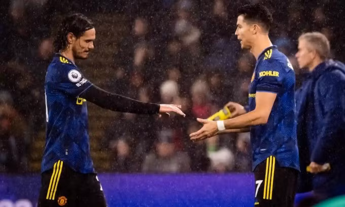 Ronaldo được tung vào ở hiệp hai nhưng không thể giúp Man Utd ghi bàn. Ảnh: Man Utd FC.