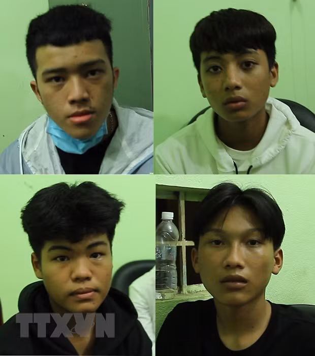 Binh Phuoc: Bat giu 4 doi tuong dam tu vong nam sinh truoc cong truong hinh anh 1