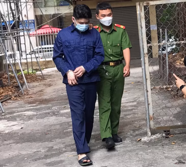 Bị cáo Nguyễn Thành Nhân sau khi bị tuyên án.