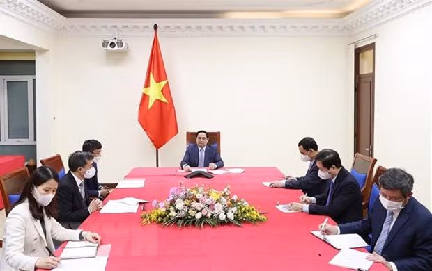 Thu tuong de nghi Pfizer cung ung som 22 trieu lieu vaccine cho tre em hinh anh 1