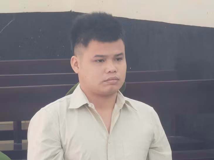 Bị cáo tại phiên tòa.