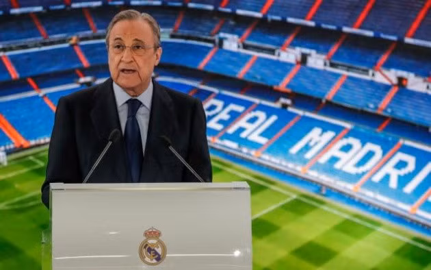 Chủ tịch Florentino Perez quyết tâm không từ bỏ.