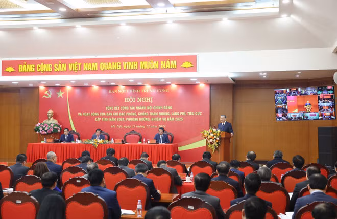 Tổng Bí thư Tô Lâm phát biểu chỉ đạo. (Ảnh: Thống Nhất/TTXVN)