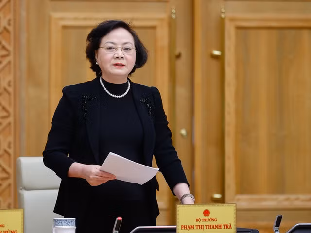 Bộ trưởng Bộ Nội vụ Phạm Thị Thanh Trà