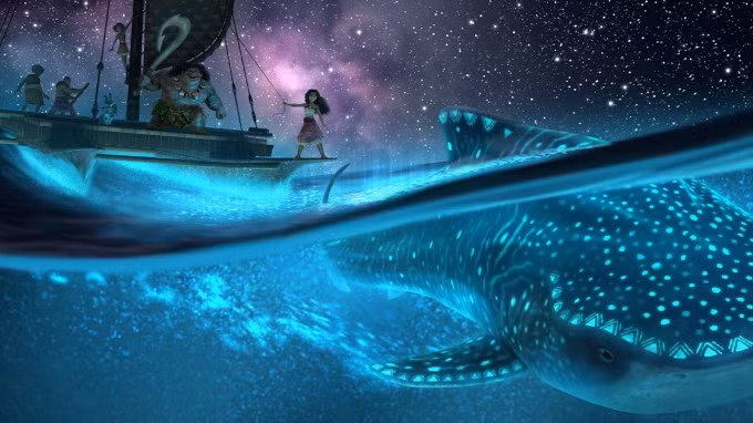"Moana 2" ghi điểm với phần hiệu ứng kỹ xảo điện ảnh sống động. Ảnh: Walt Disney Studios