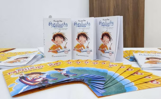 Tập một bộ truyện "Papelucho" được ra mắt ngày 20/12. Ảnh: Lam Thanh