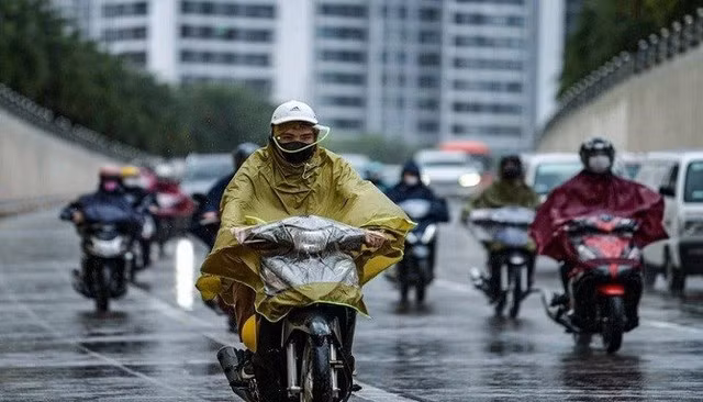 Miền Bắc chuyển mưa nhỏ rải rác từ đêm nay.