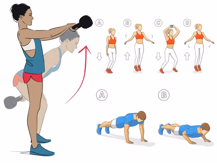Những bài luyện tập theo mạch. Đồ họa: Hồng Diệp.