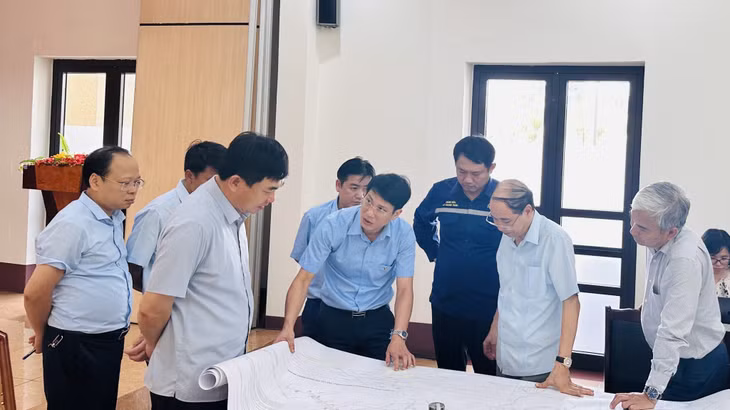 Lãnh đạo TKV kiểm tra tình hình khắc phục hậu quả bão số 3 tại Công ty CP Than Mông Dương - Vinacomin.