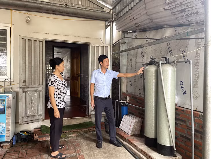 Người dân xã Quan Lạn (huyện Vân Đồn) sắp được sử dụng nước từ Dự án cung cấp nước sạch.