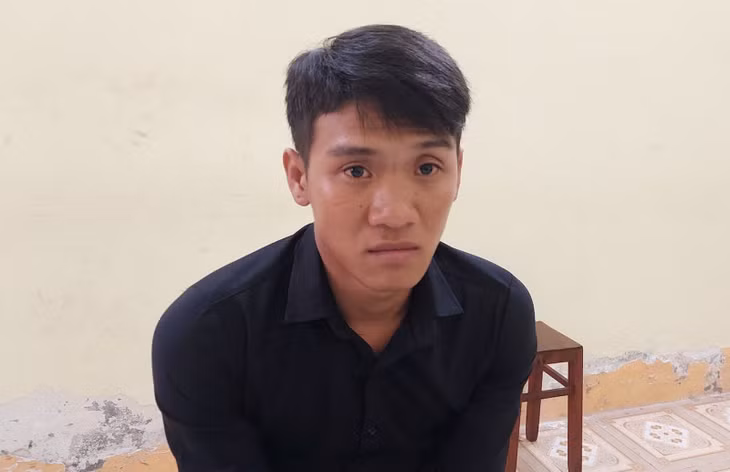 Trần Thanh Phúc tại cơ quan Công an.