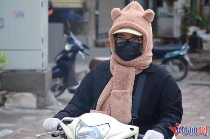 Miền Bắc bước vào đợt rét đậm. Ảnh: Đình Hiếu.