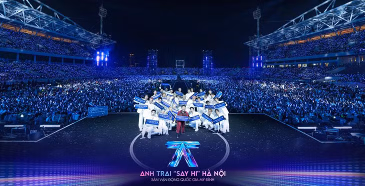Cảnh tượng gây choáng ngợp ở concert Anh trai say hi. Ảnh: Nhà sản xuất