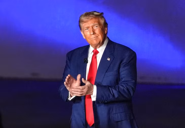 Cựu Tổng thống Mỹ Donald Trump tại một sự kiện ở bang Pennsylvania ngày 4/9/2024. Ảnh: AA/TTXVN