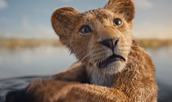 Từng phân cảnh trong Mufasa: Vua sư tử đều chân thực, biểu cảm của các con vật rất đa dạng - Ảnh: Disney