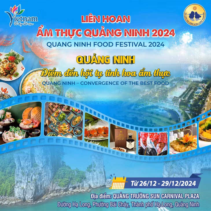 Liên hoan Ẩm thực Quảng Ninh năm 2024 có quy mô lớn nhất trong các năm.