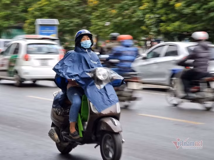 Không khí lạnh gây mưa rét ở miền Bắc. Ảnh minh họa: P.H