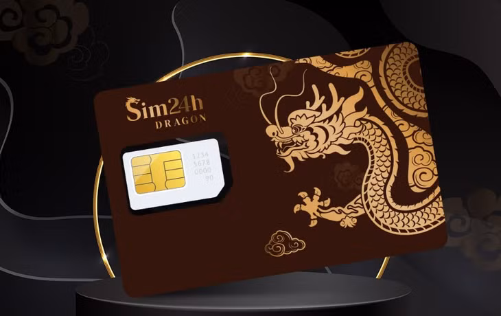 Dragon SIM được thiết kế lấy cảm hứng từ hình tượng con Rồng Á Đông uy nghiêm, đang bay lên tượng trưng cho sự phát triển.