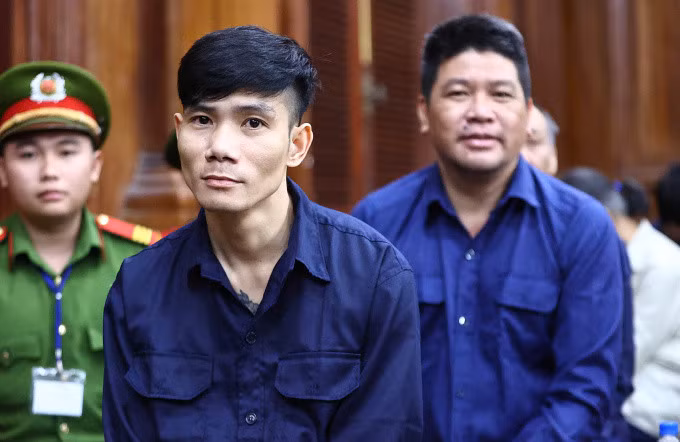 Các bị cáo khác trong đường dây ma túy bị xét xử. Ảnh: Quỳnh Trần