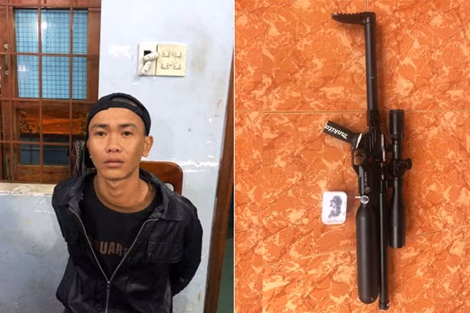 Đối tượng Nguyễn Duy Tân dọa sẽ dùng súng bắn chết vợ và cha mẹ vợ. VKSND tỉnh Phú Yên