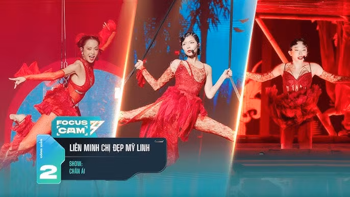 “Chân ái” của đội Tóc Tiên được khen nhưng chưa đủ bứt phá. Ảnh: Nhà sản xuất
