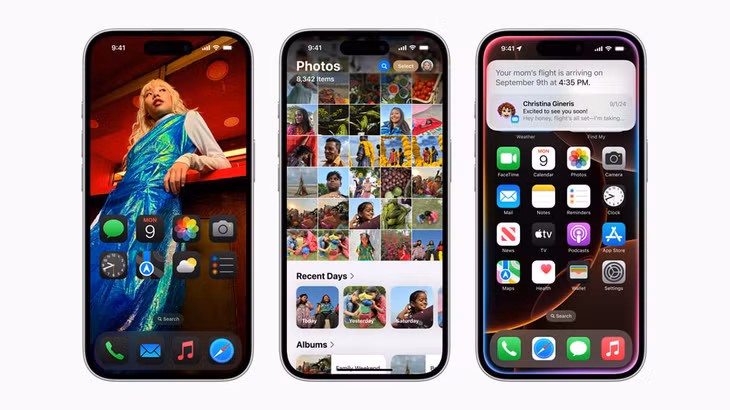 Các tính năng của iOS 18 được tung ra dàn trải thông qua các bản cập nhật nhỏ từ iOS 18.1 cho đến iOS 18.4 (dự kiến được tung ra trong Q1 2025)