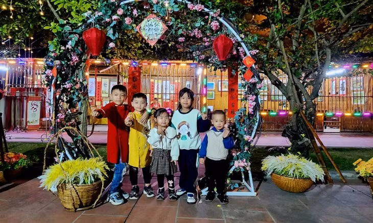 Khu di tích có nhiều không gian đẹp cho du khách chụp ảnh lưu niệm.