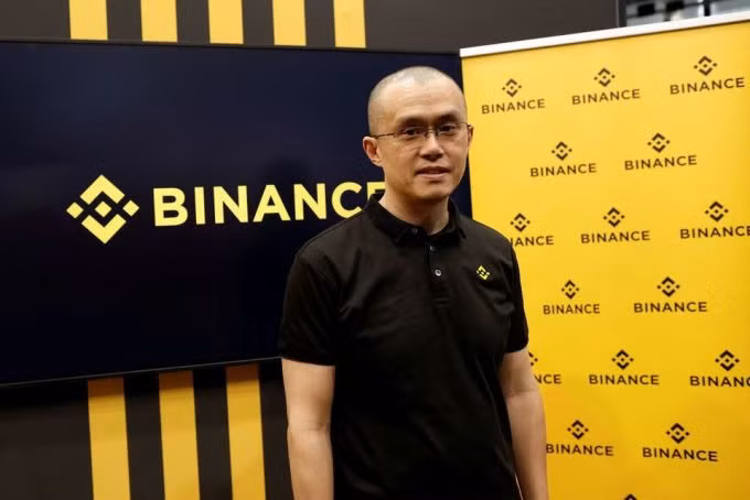 Changpeng Zhao, nhà sáng lập kiêm Giám đốc điều hành của Binance tại hội nghị Viva Technology ở Paris hôm 16/6. Ảnh: Reuters