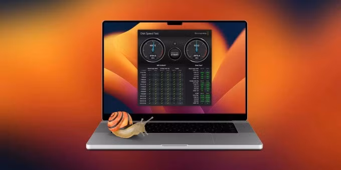 Minh hoạ tốc độ SSD trên Macbook Pro M2 so với thế hệ trước. Ảnh: 9to5Mac
