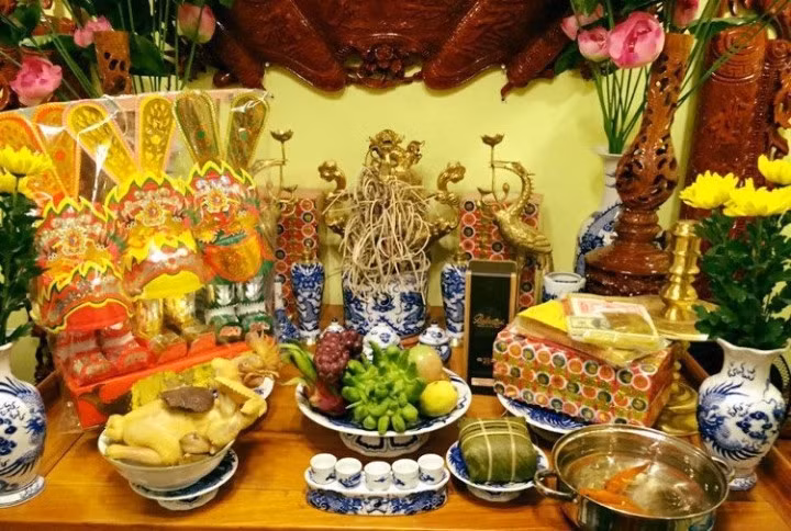 Đặt mâm lễ cúng ông Công, ông Táo ở đâu trong nhà?