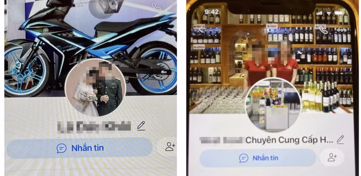 Tài khoản Zalo giả mạo quân nhân và đơn vị cung cấp thực phẩm.