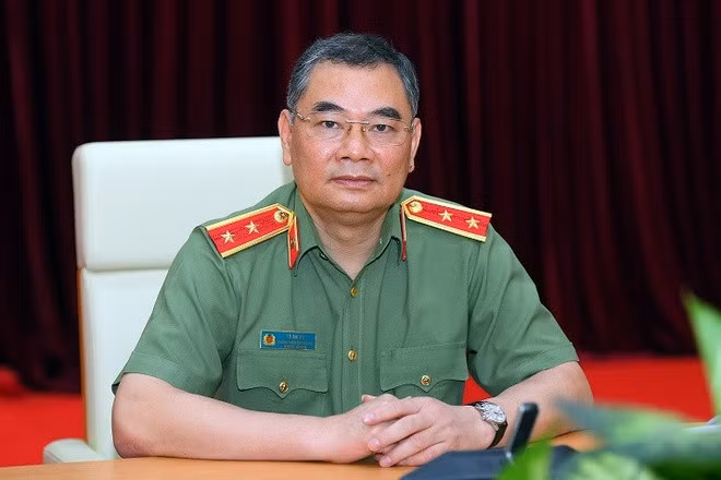 Trung tướng Tô Ân Xô. Ảnh: Bộ Công an.