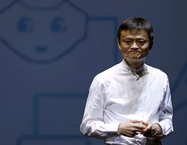 Tỷ phú công nghệ Trung Quốc Jack Ma. Ảnh: Reuters