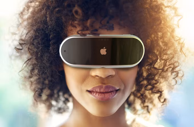 Một ý tưởng về kính thông minh của Apple. Ảnh: Antonio De Rosa/Twitter