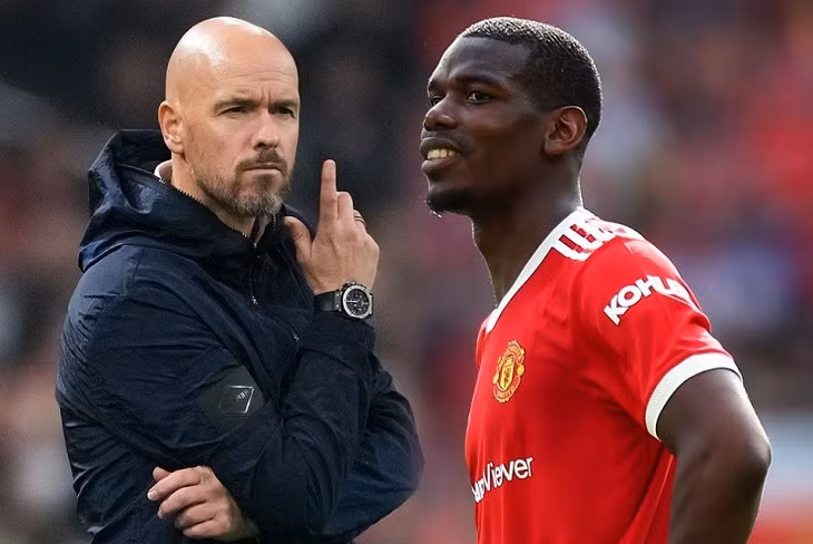 Pogba bị Ten Hag từ chối gặp mặt.