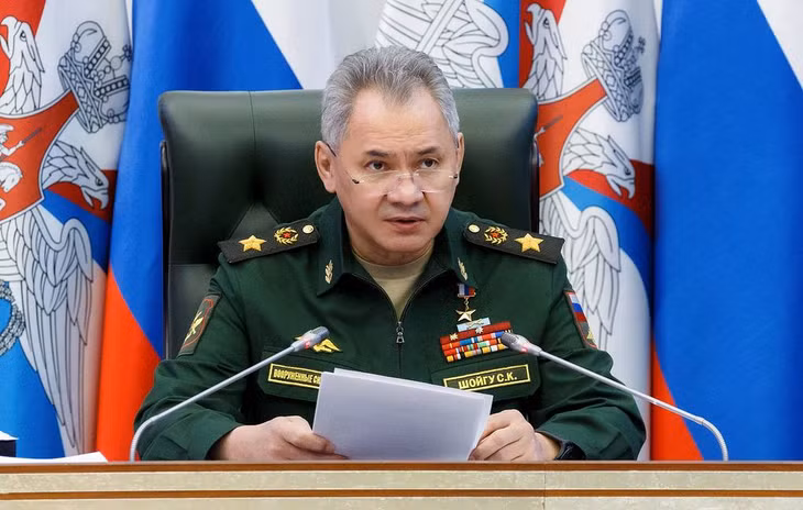 Bộ trưởng Quốc phòng Nga Sergey Shoigu. Ảnh: TASS