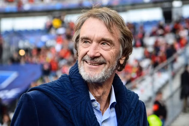Jim Ratcliffe mua lại Man United.