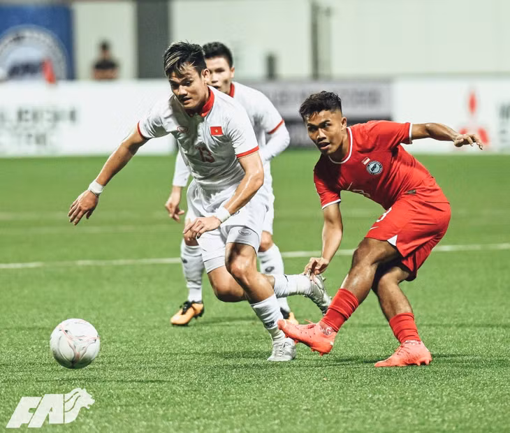 Tuyển Việt Nam vẫn có thể bị loại khỏi AFF Cup 2022 dù khả năng rất ít. Ảnh: FAS